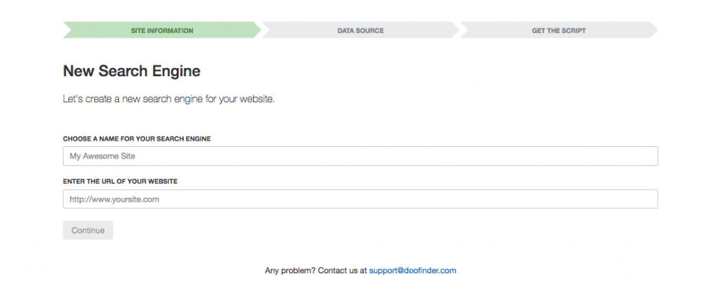 url web continue