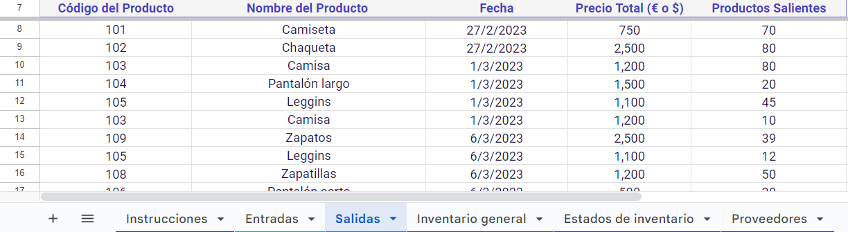 Hacer-inventario-en-Excel-Salidas