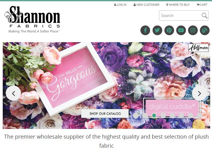 CMS de codigo libre para ecommerce Shannon Fabrics