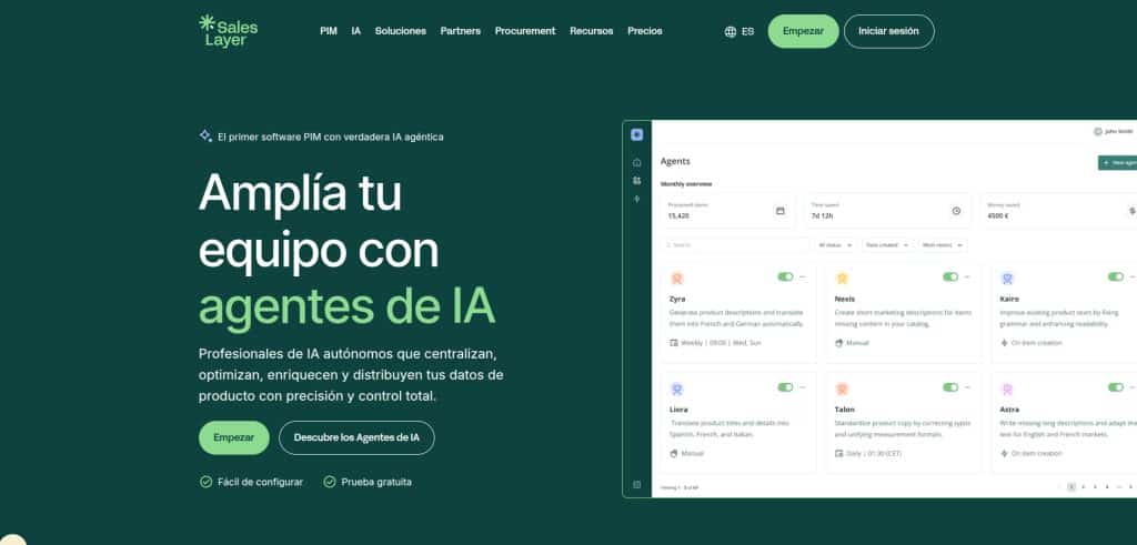 sales layer pim product information management