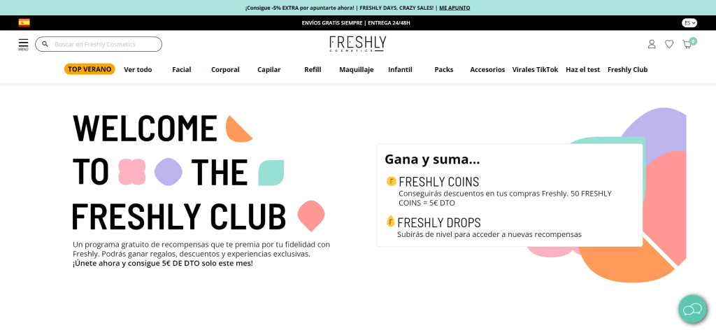 Ejemplo-landing-page-Fresly-Cosmetics