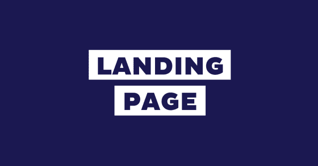 Landing page