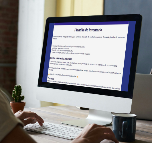 CTA 2 With image Plantilla de inventario