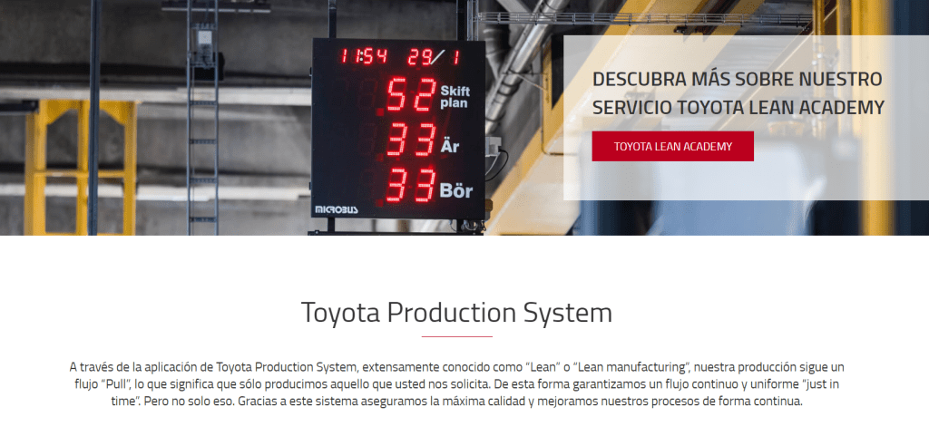 estrategias de producto ejemplo Toyota