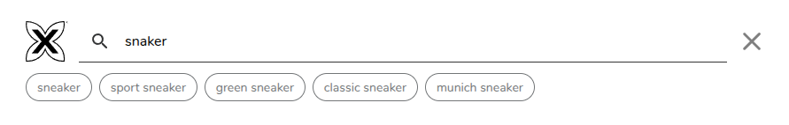 sneaker typo tolerance