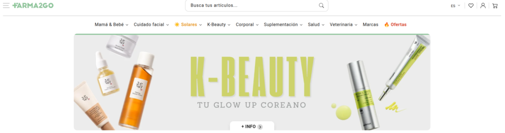 ejemplo farma2go landing page ecommerce