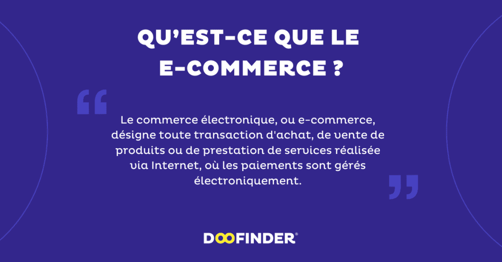 Qu’est-ce que le eCommerce ?