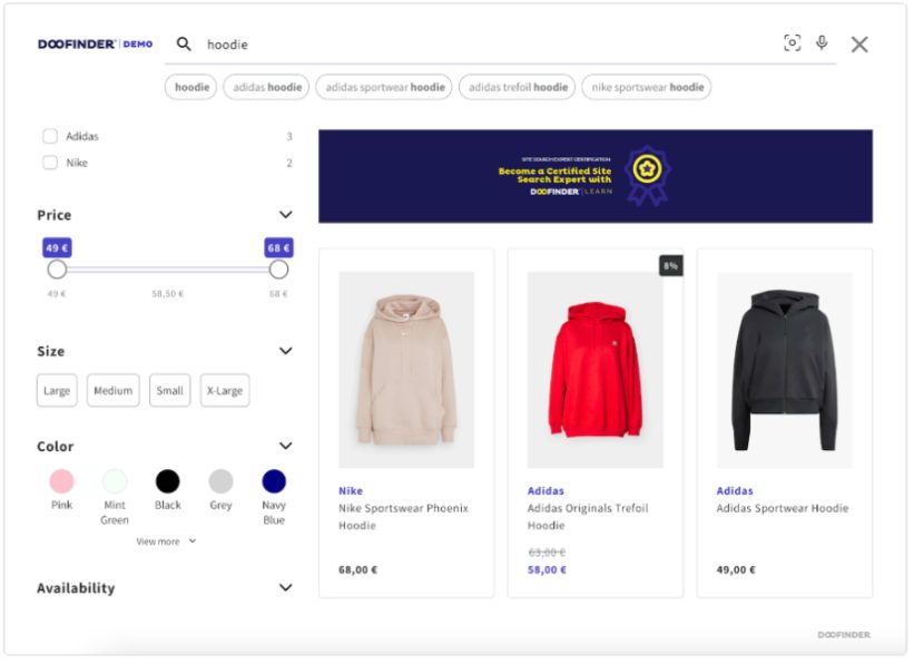 targeted promotional banners