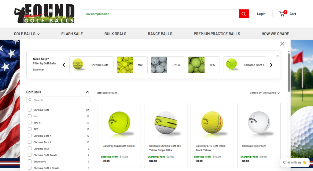 foundgolfballs example