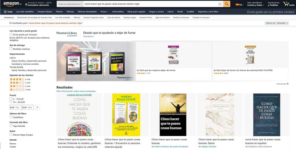 Etapa-del-proceso-de-compra-Elección-artículo-Amazon