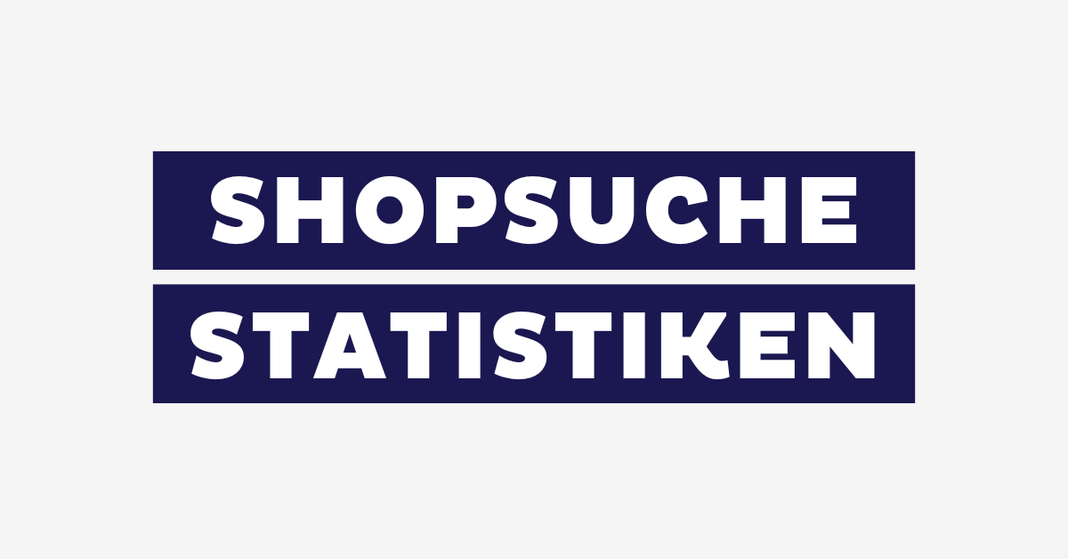 Shopsuche Statistik 2026: Zahlen zur Suche in Onlineshops