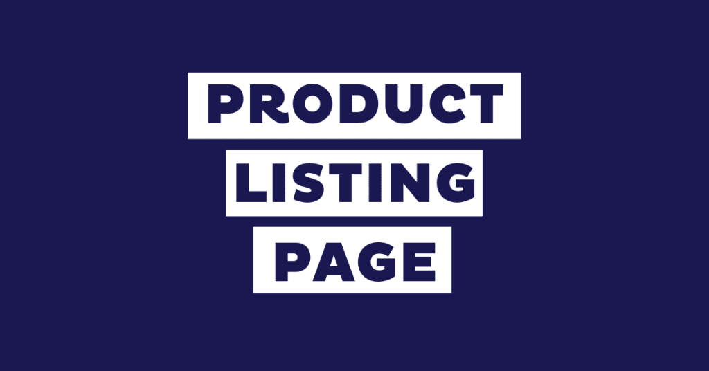 Product Listing Page: Definition, Beispiele & Best Practices