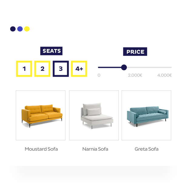 Searchandising Geführte Suchfilter