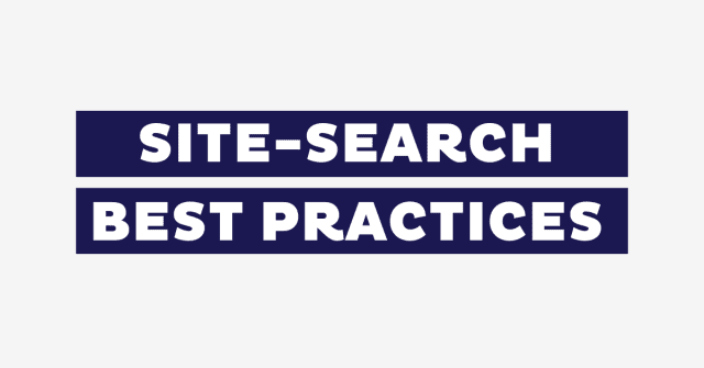 SITE SEARCH BEST PRACTICES FEATURED IMAGE