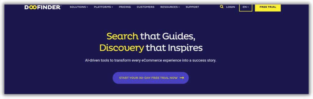 doofinder ecommerce site search