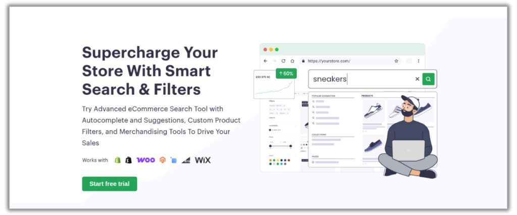 searchanise ecommerce search tool