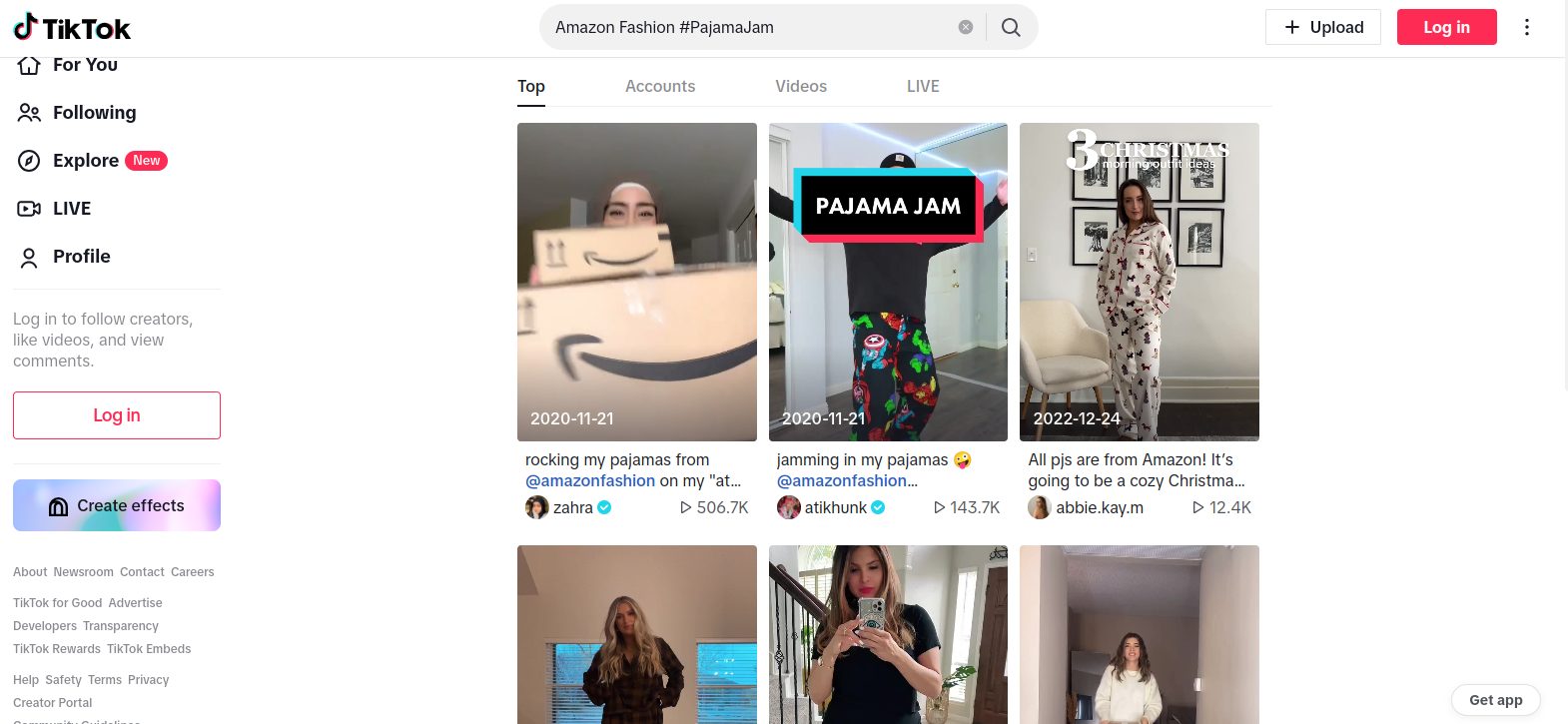 6. Amazon Fashion #PajamaJam