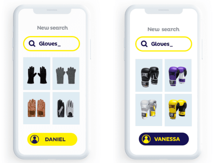 Searchandising Personalisierte Suche