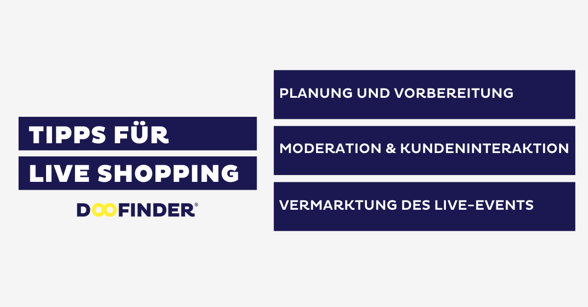 Tipps für die Umsetzung von Live Shopping
