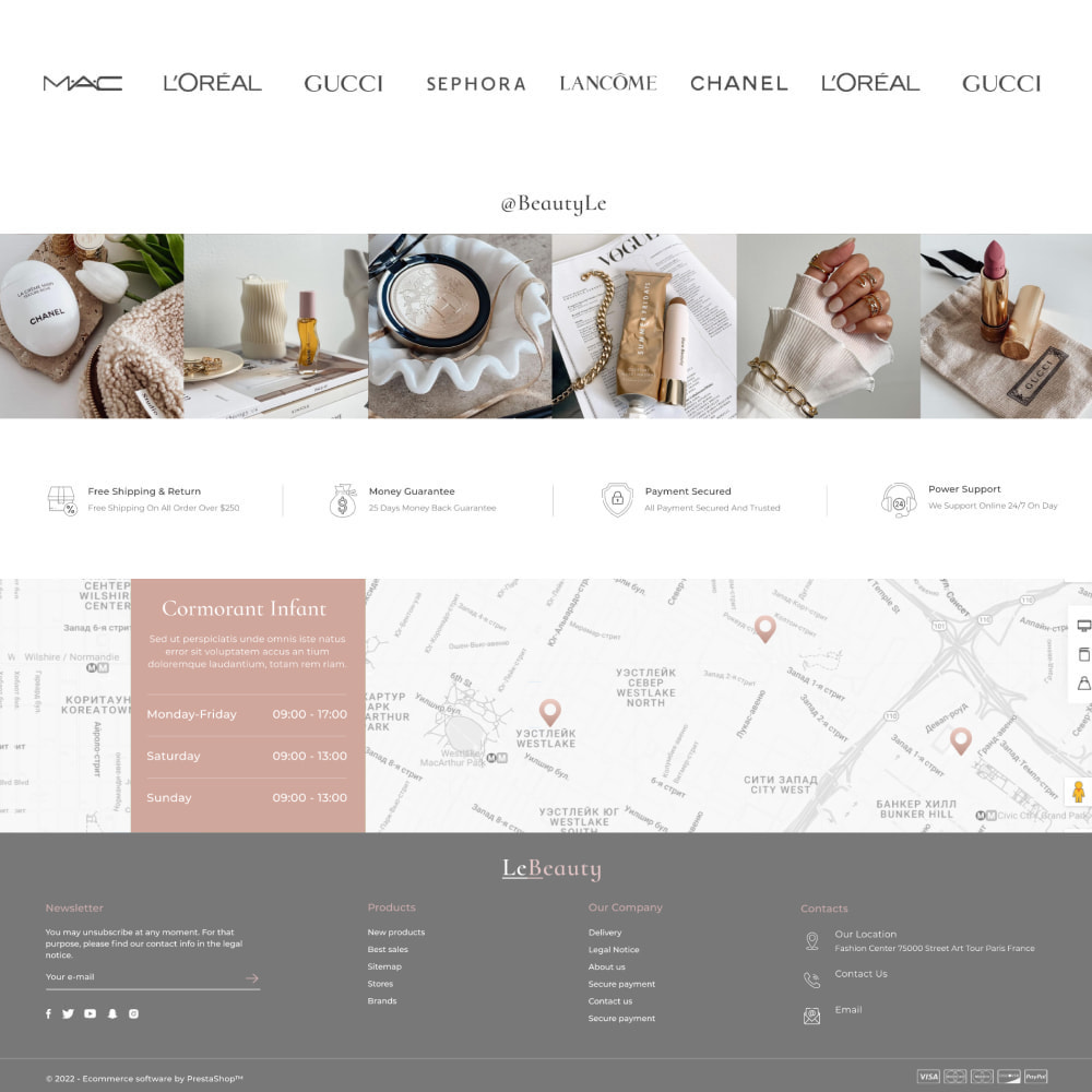 LeBeauty PrestaShop-Template