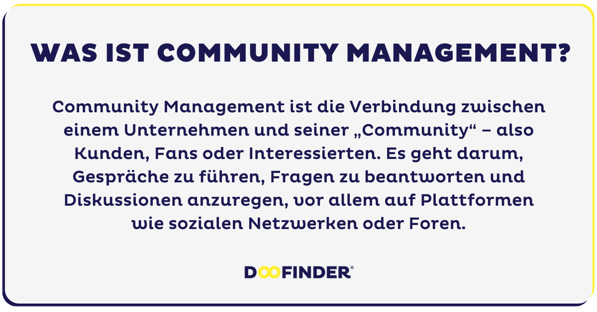 Definition: Was versteht man unter Community Management?