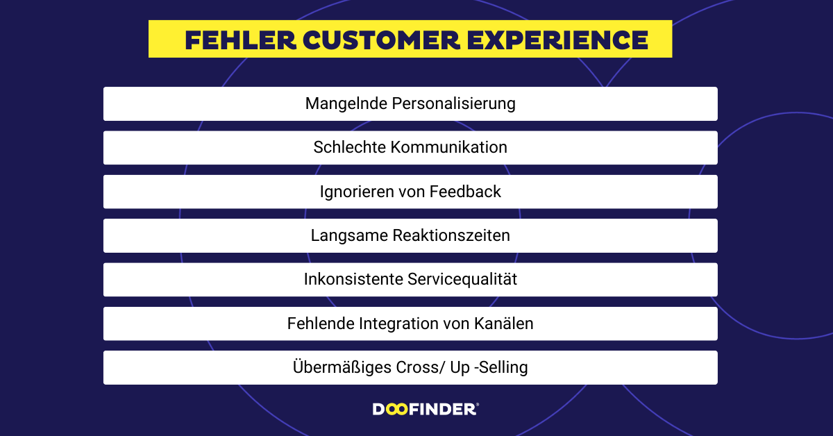 Häufige Fehler die bei der Customer Experience gemacht werden