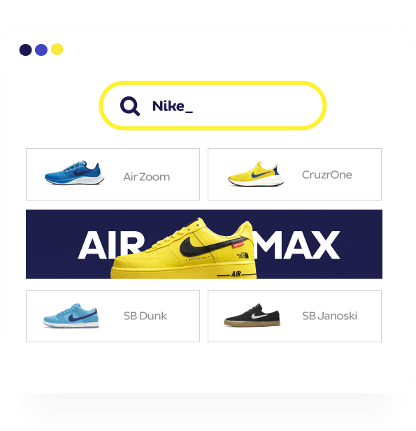 Searchandising Werbebanner