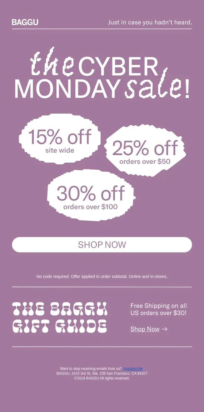 AD 4nXevM1H7oZ3Y6RWj Black Friday Newsletter: Baggu
