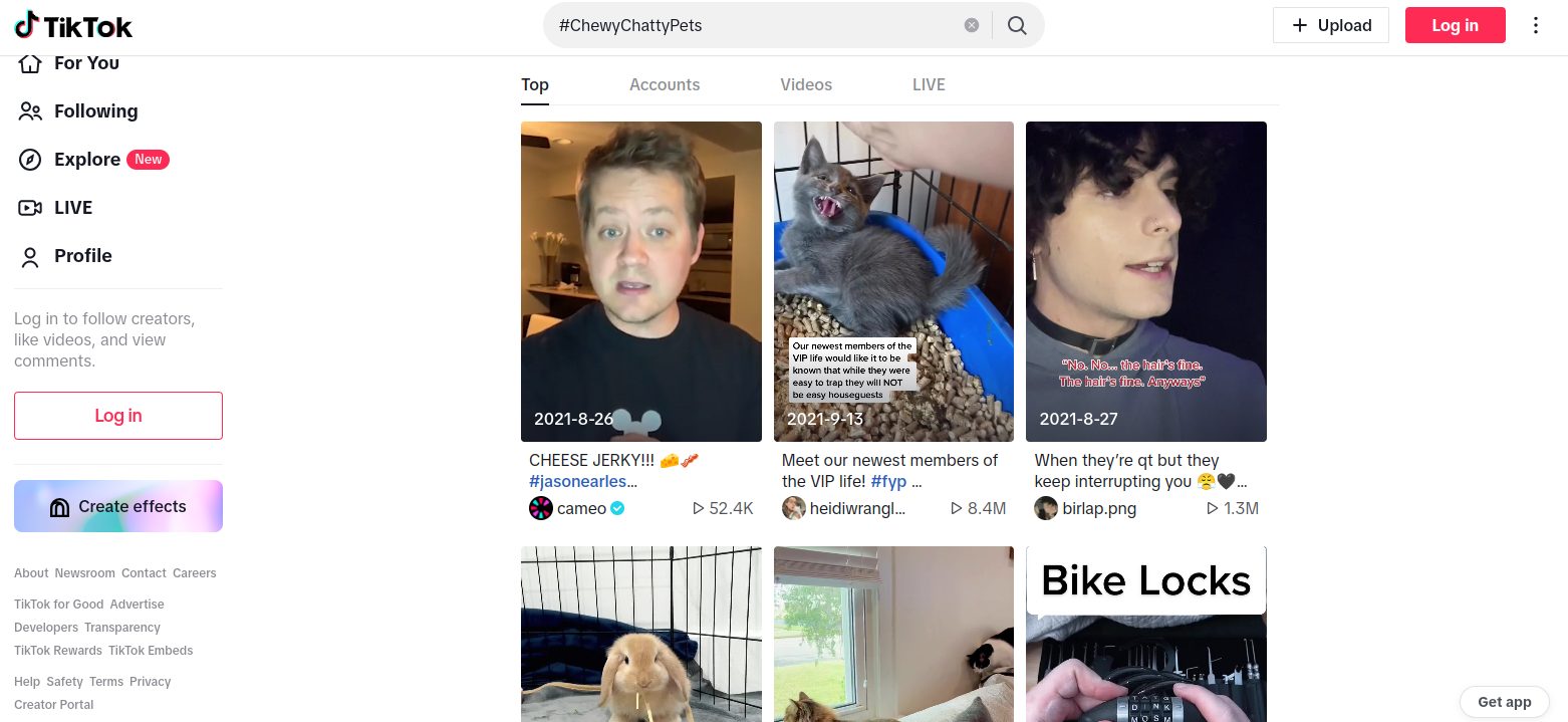 4. Chewy “Chewy Chatty Pets”