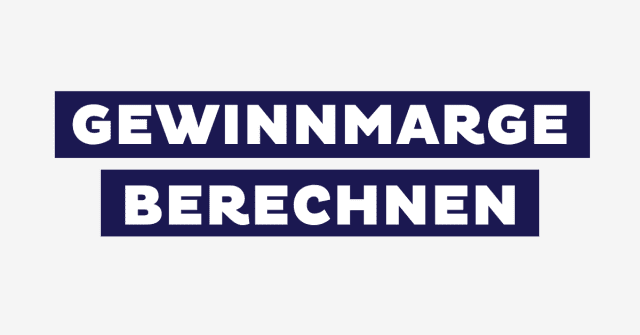 Gewinnmarge berechnen Featured Image