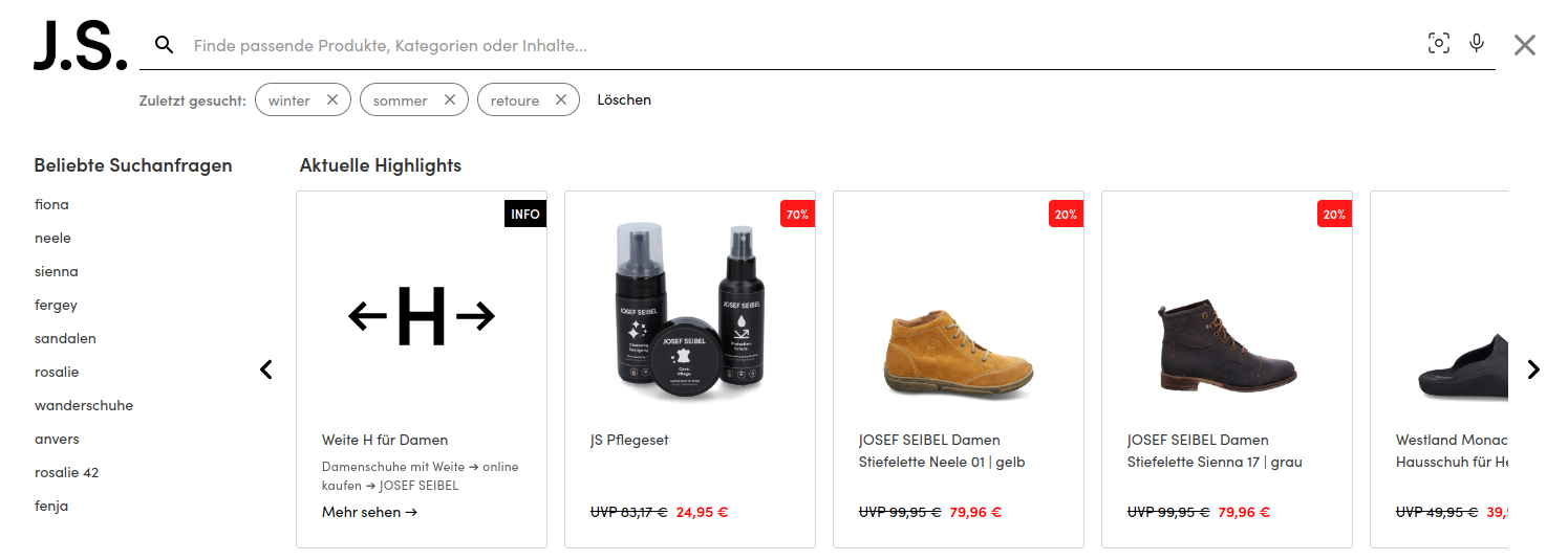 Integrieren Sie ein effektives UX-Design für Suchvorschläge