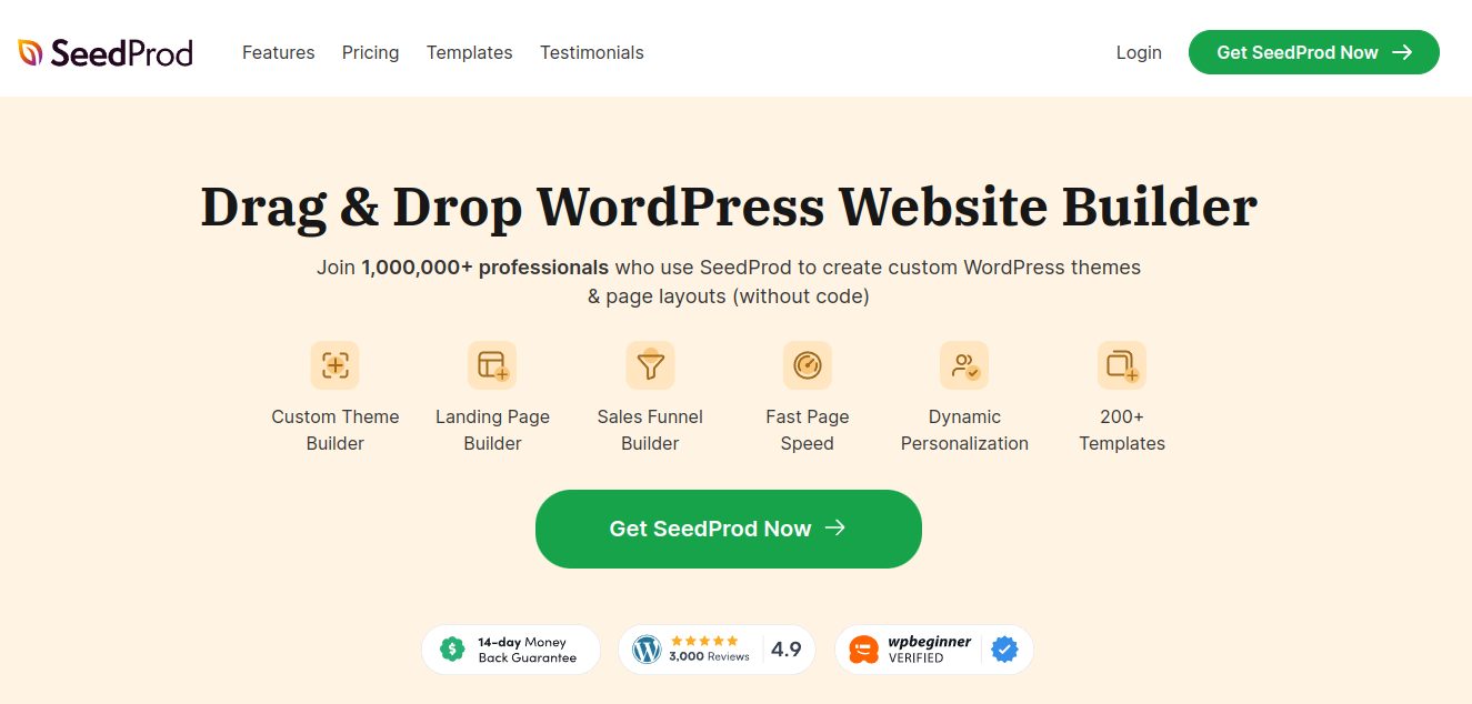 WORDPRESS SEEDPROD
