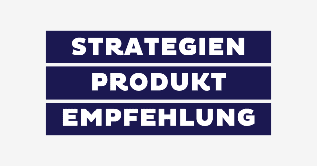 Strategien Produktempfehlung Feature Image