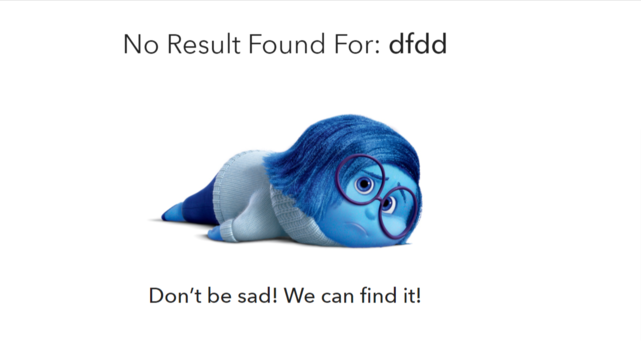 Microcopy für Ihre "Keine Suchergebnisse gefunden" Seite