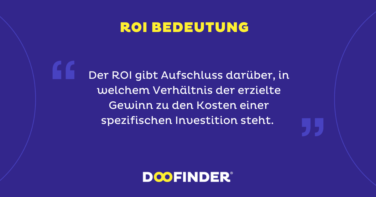 ROI Bedeutung