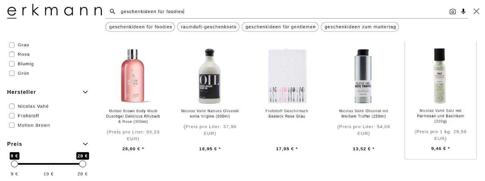 Erkmann Suche Geschenkideen