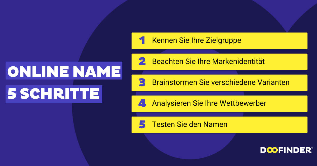Der richtige Name für Ihren Online-Shop: 5 einfache Schritte