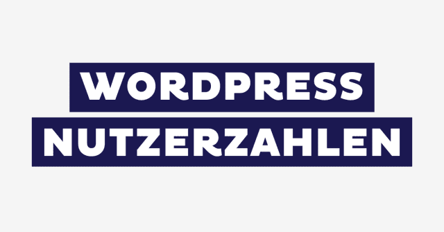 Wordpress Nutzerzahlen Featured Image