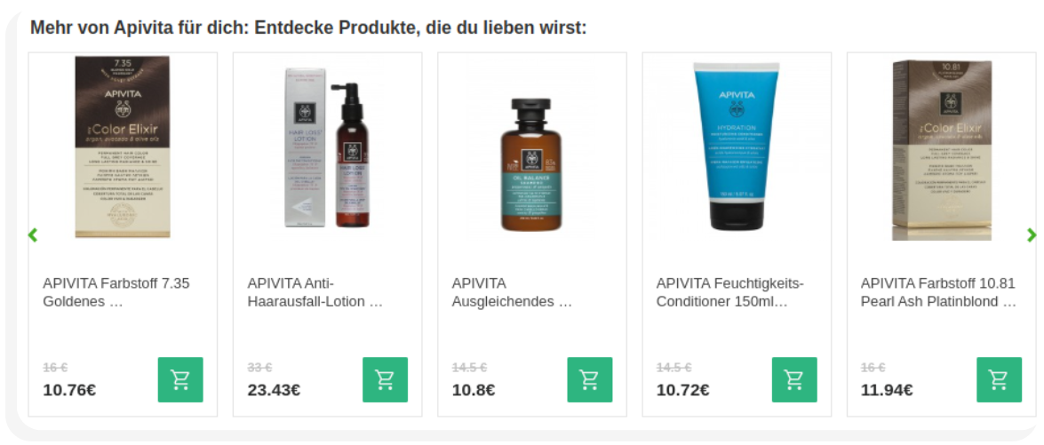 Farma2Go - Empfehlungs-Logiken, die zur Seite passen