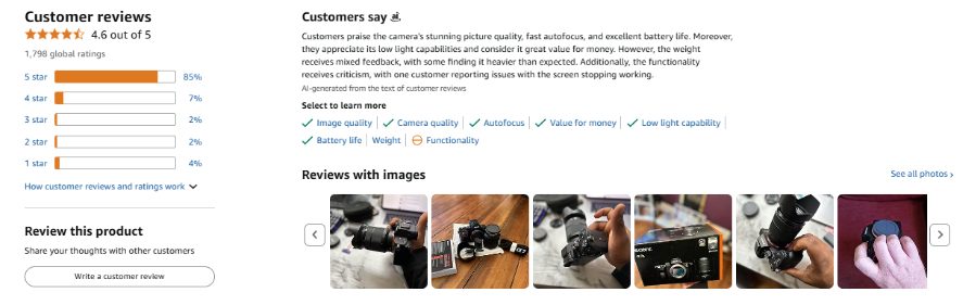customer reviews can accelerate the consumer decisions