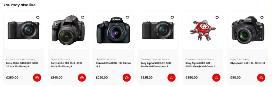 CEX immediately shows similar product