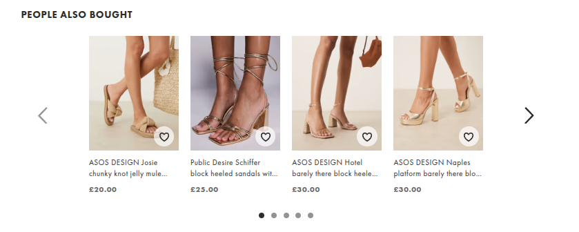 asos ecommerce merchandising techniques