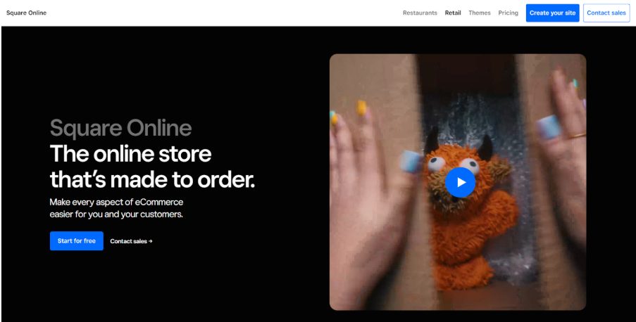 square online platform for ecommerce square online ecommerce solution
