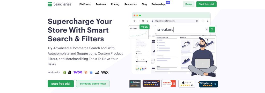 searchanise woocommerce search plugin