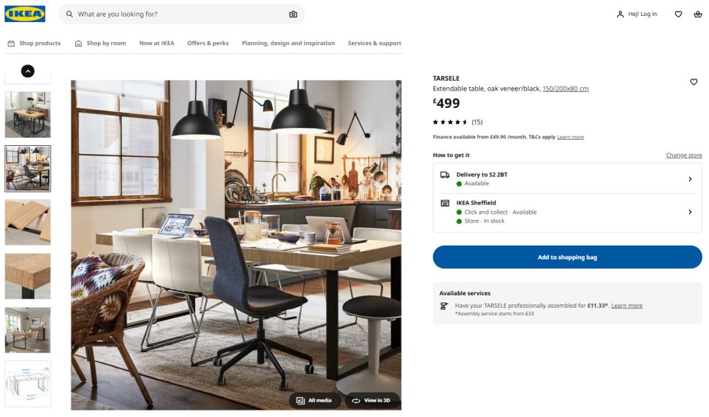 ikea high-resolution product images