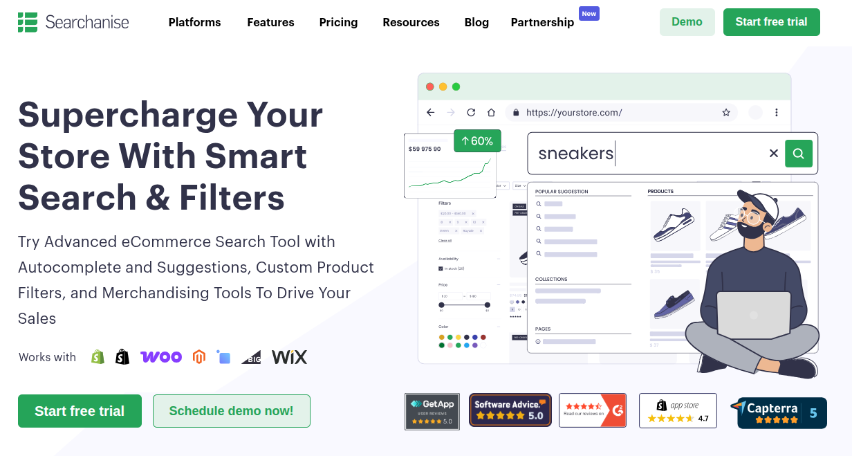 Searchanise - Shopify Suche & Filter Apps
