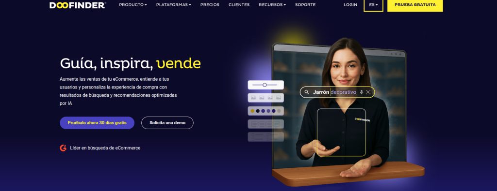 Doofinder extension de búsqueda para Magento