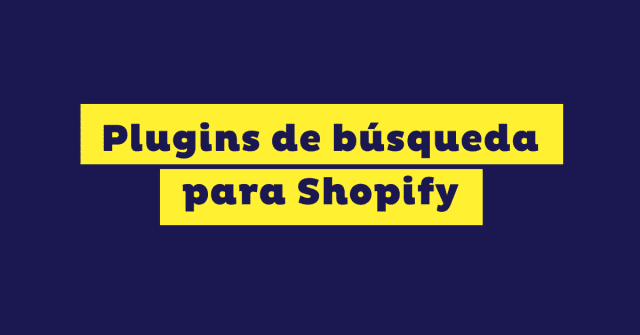 shopify plugins de busqueda