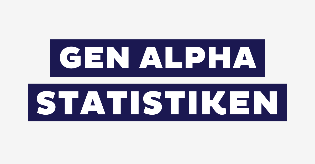 Generation Alpha Statistiken 2026: Aktuelle Zahlen & Fakten