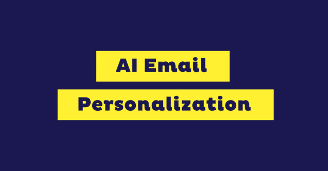 ai email personalization